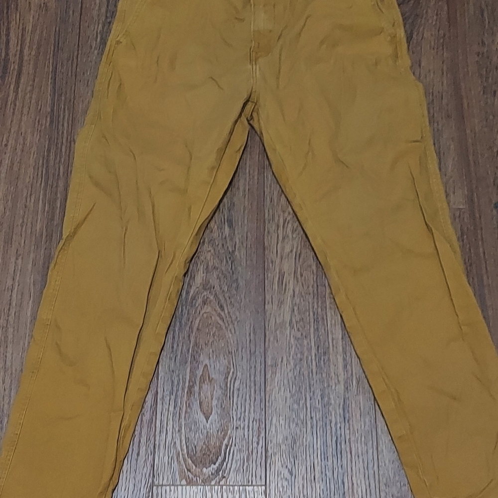 Levis XX Chino Pants Mens 33x30 Tan Standard Taper Casual Stretch Cotton Twill